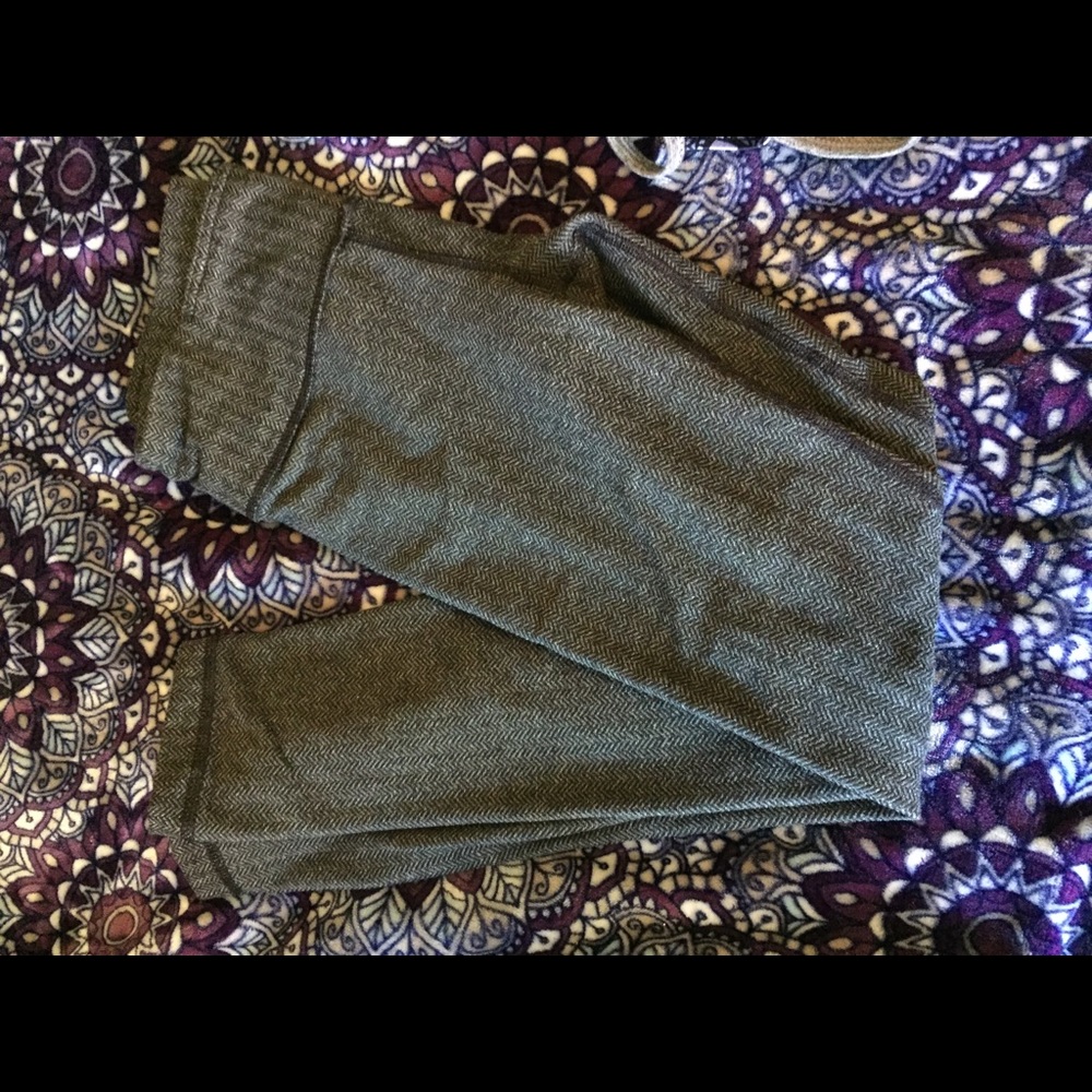 Herringbone workout pants